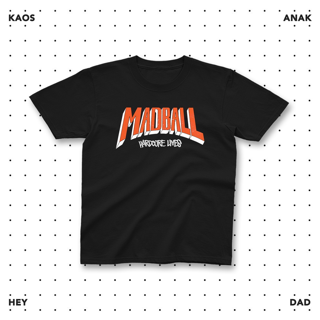 KAOS ANAK / BAJU ANAK BAND MADBALL - LOGO