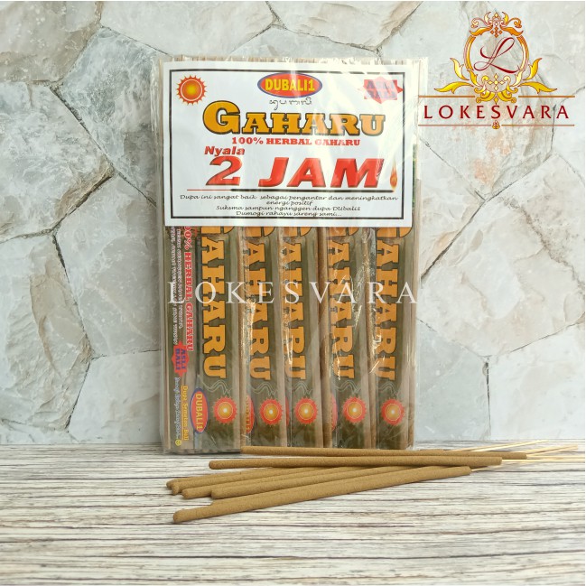 Dupa Hio Wangi Harum Aromaterapi Dubali Gaharu 2 Jam 28cm Cokelat