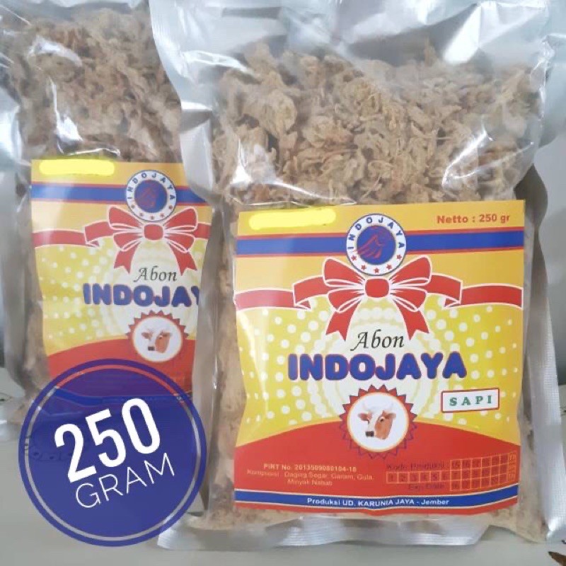 

ABON SAPI indojaya No MSG 250gr