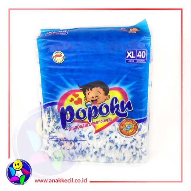 Popoku XL 40 Baby Diapers Perekat
