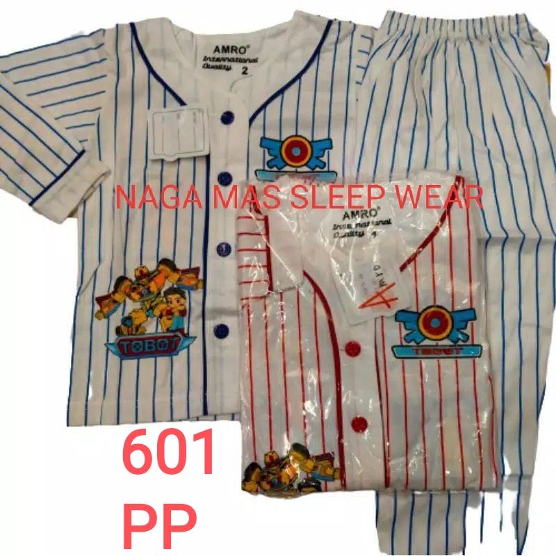 Piama Piyama AMRO Anak Cowok Laki PP Size 1-3 S 601