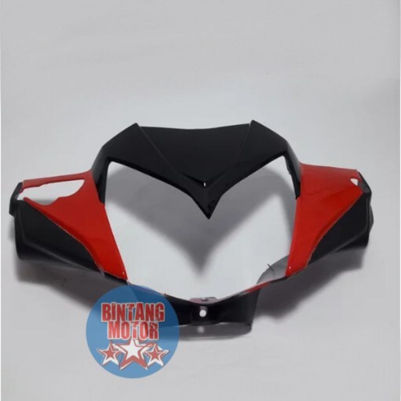 Batok depan honda Supra X 125 2007-2013 warna merah / batok depan supra x batman