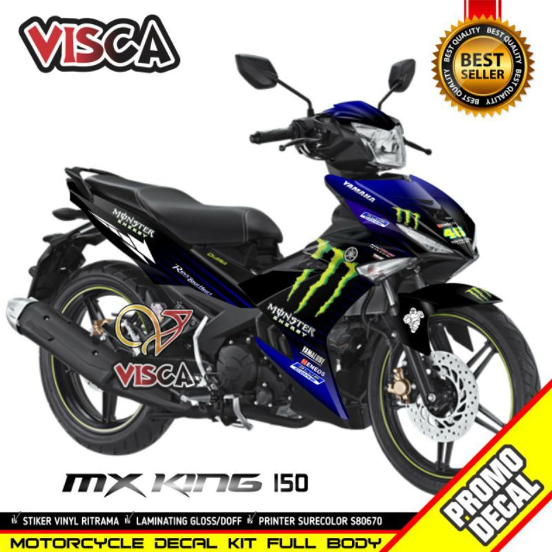 Decal MX King 150 Full Body Stiker MX King 150 Striping MX King 150 Sticker MX King 150 Full Blok mo