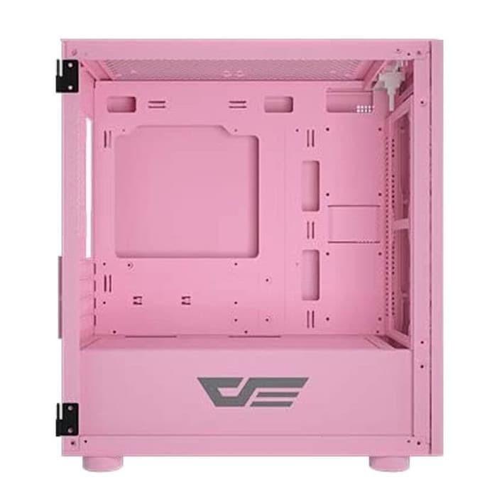 Case Aigo darkFlash DLM21 (Mesh) M-ATX Casing PC - Pink