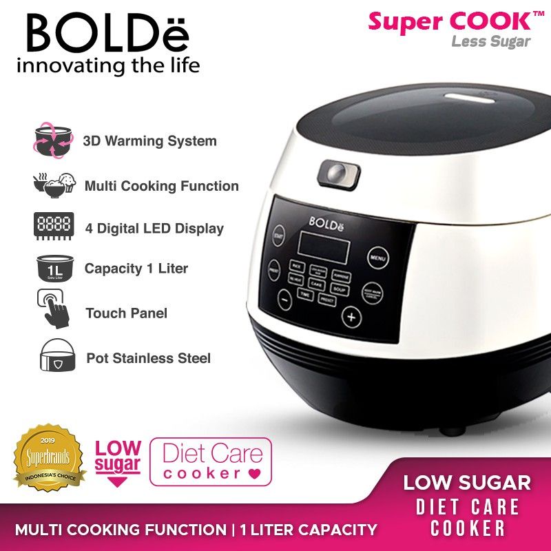 Magic Com Bolde Super Cook Less Sugar