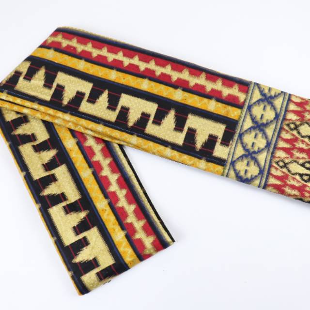 Selendang Katun Batik Motif Etnik Tapis Lampung