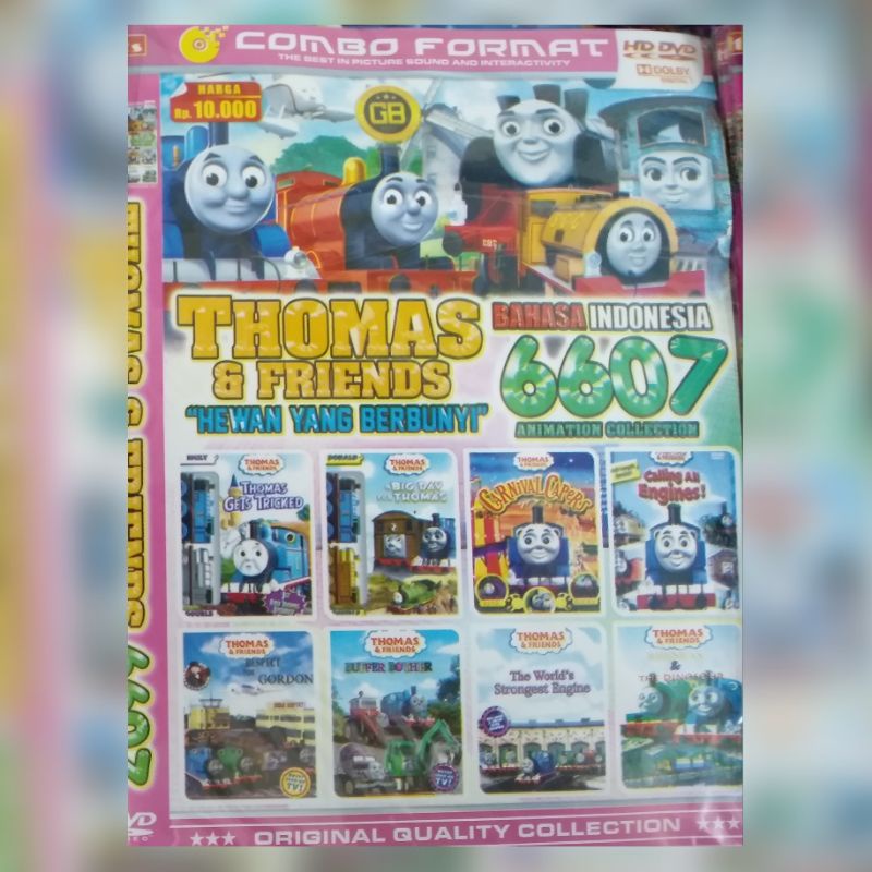 Kaset film koleksi kartun anak Thomas & friends 6607