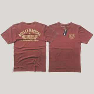  KAOS  TSHIRT DEUS  EX MACHINA CLASSIC UNISEX MAROON TEE 