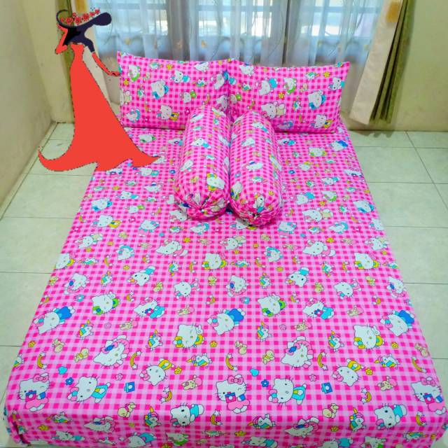 Sprei Homemade Hk Square Pink