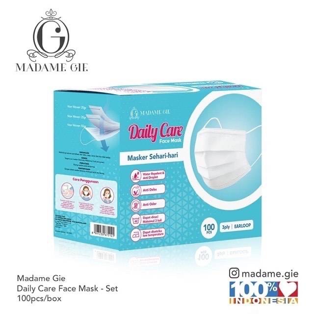 Harga per pc - Madame gie daily mask / masker daily use face