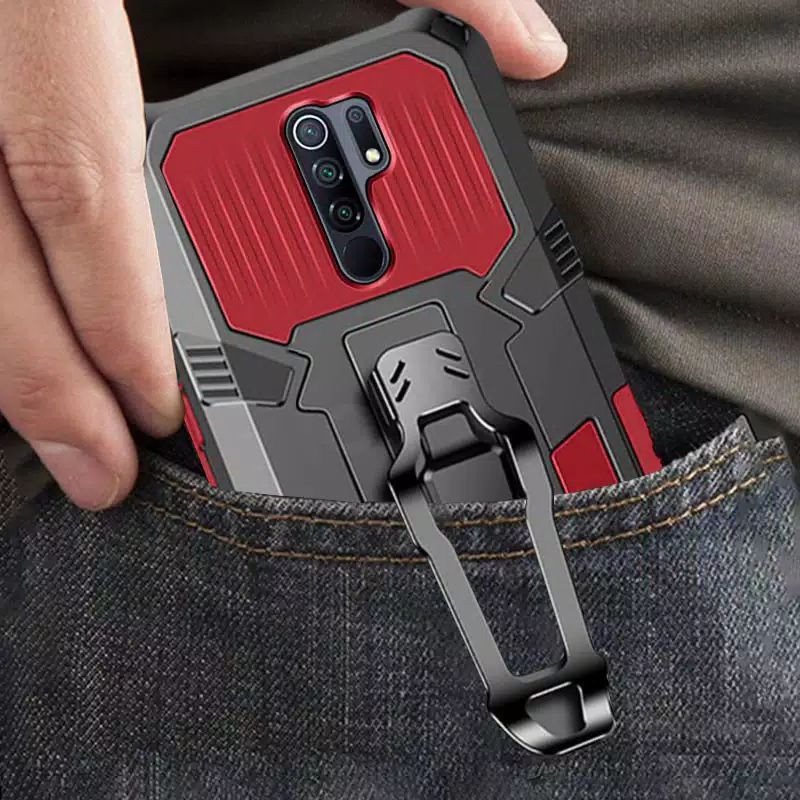 Hard Case Xiaomi Redmi 10 Redmi 9 Redmi 9A Redmi 9C Redmi 9T Redmi 8A Pro Redmi 8A Redmi 8 Redmi 7 Redmi 7A Case H8 I-Crystal Transformer Robot Ironman Kickstand