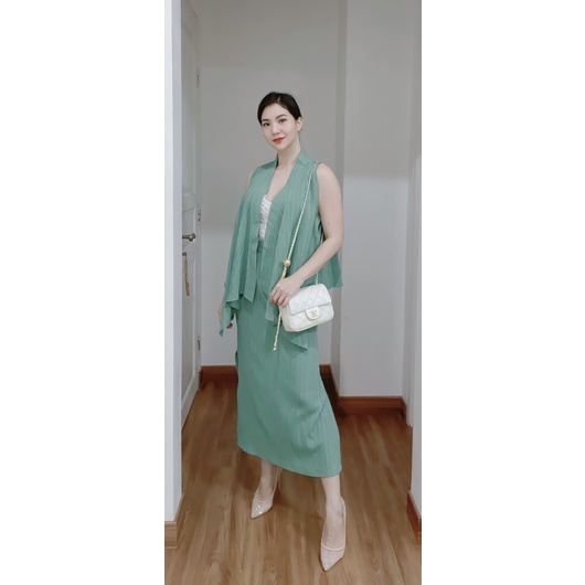 FIORI SET Vest dan Rok