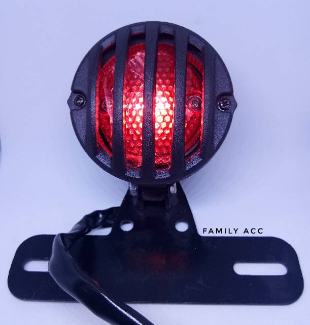 Lampu Stop Japstyle Grill Stoplamp CB Japstyle Tralis Hitam