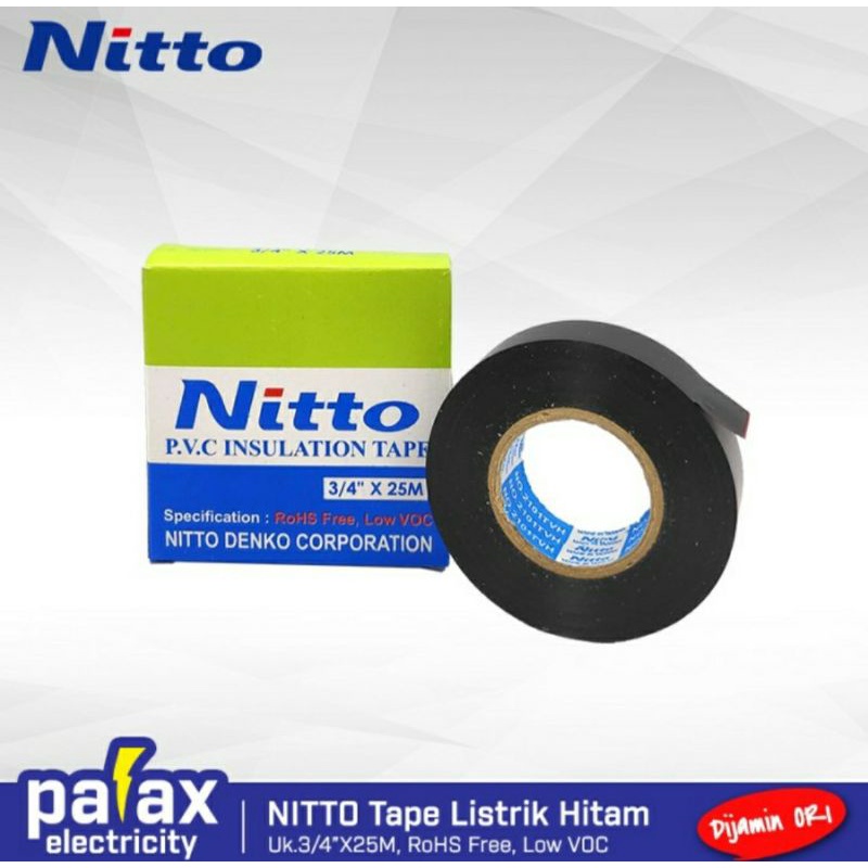 

ISOLASI LISTRIK SOLATIP TAPE NITTO ORIGINAL