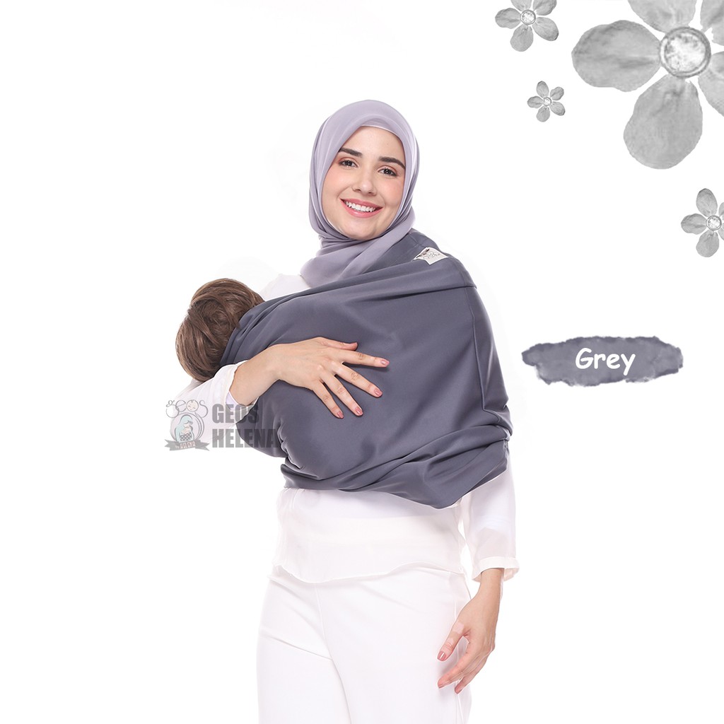 GEOS HELENA - GREY GENDONGAN KAOS BEST SELLER!!