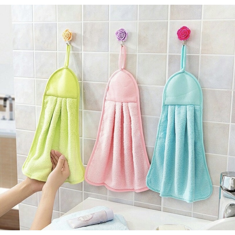 Hand Cloth Lap Tangan Handuk Tangan Wastafel Pengering Kain Tangan Hand Cloth Towel