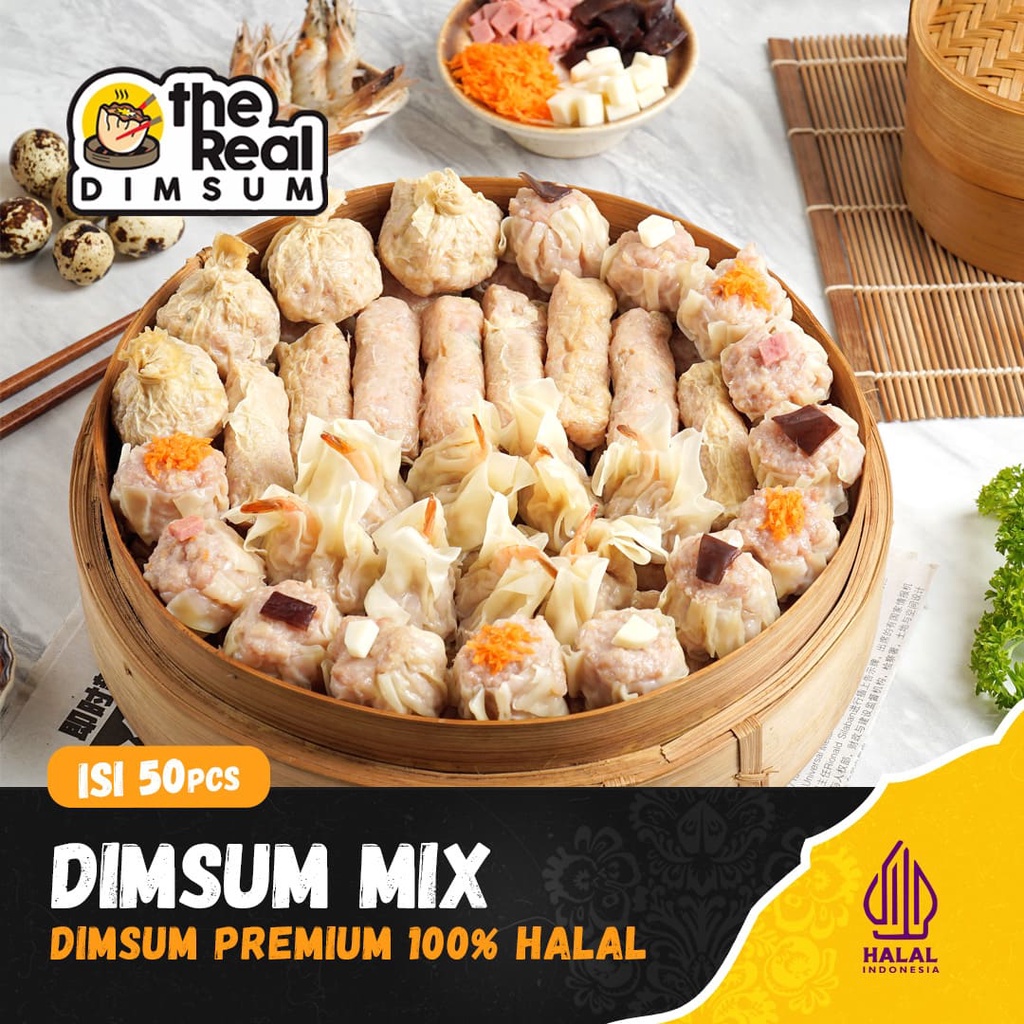 

Dimsum Campur Mix Kekian Udang Ekado Isi 50pcs