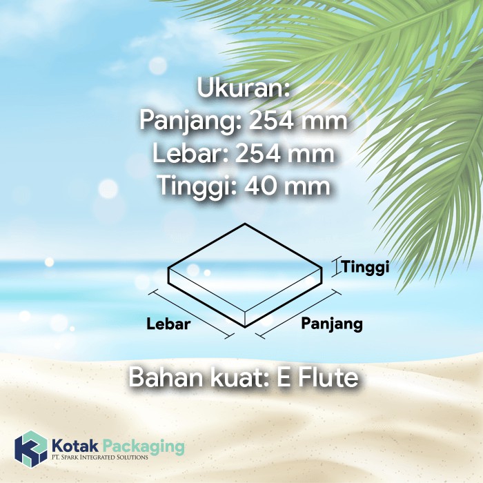 

Kardus Karton Box, 25x25x4, Dus Makanan, Pizza, Kue, Roti, Barang