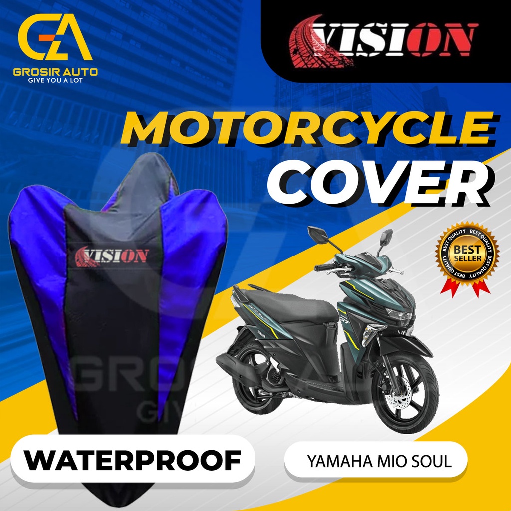 Sarung Motor MIO Waterproof Vision / Cover Selimut Penutup Sarung Mantel Motor Vision