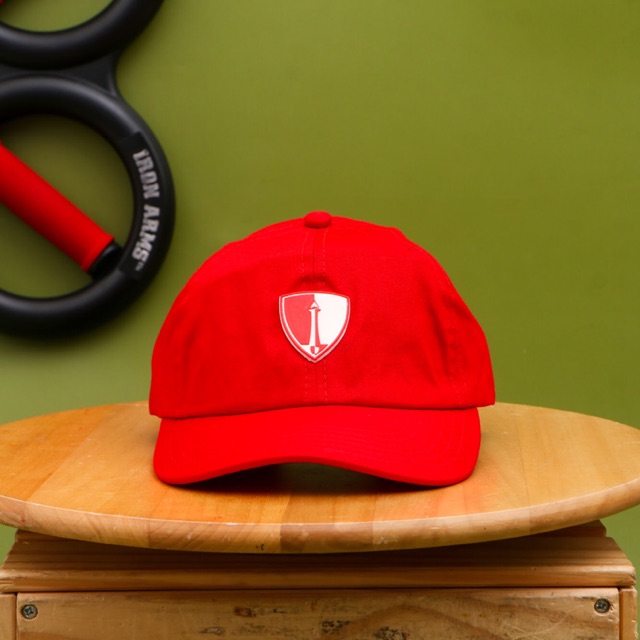 TOPI BASEBALL JIWEAR RED BOLD