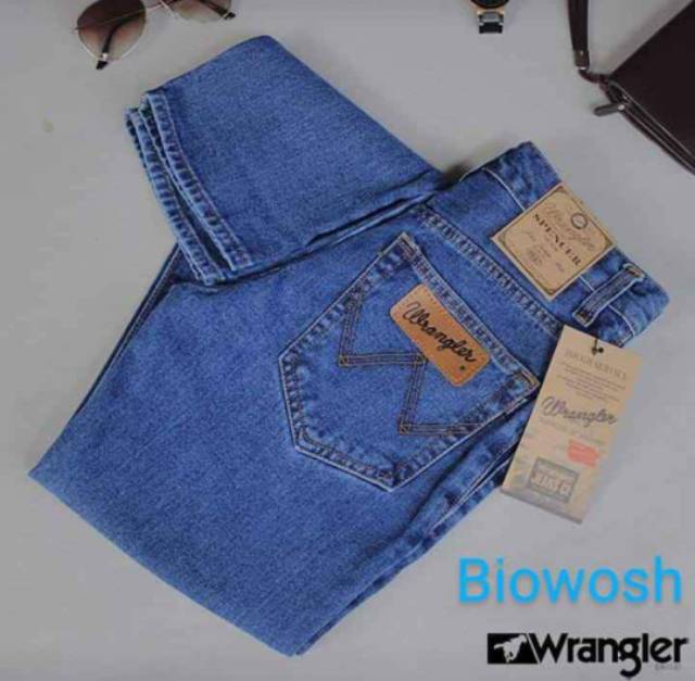 CELANA JEANS PRIA COWOK HITAM STANDAR