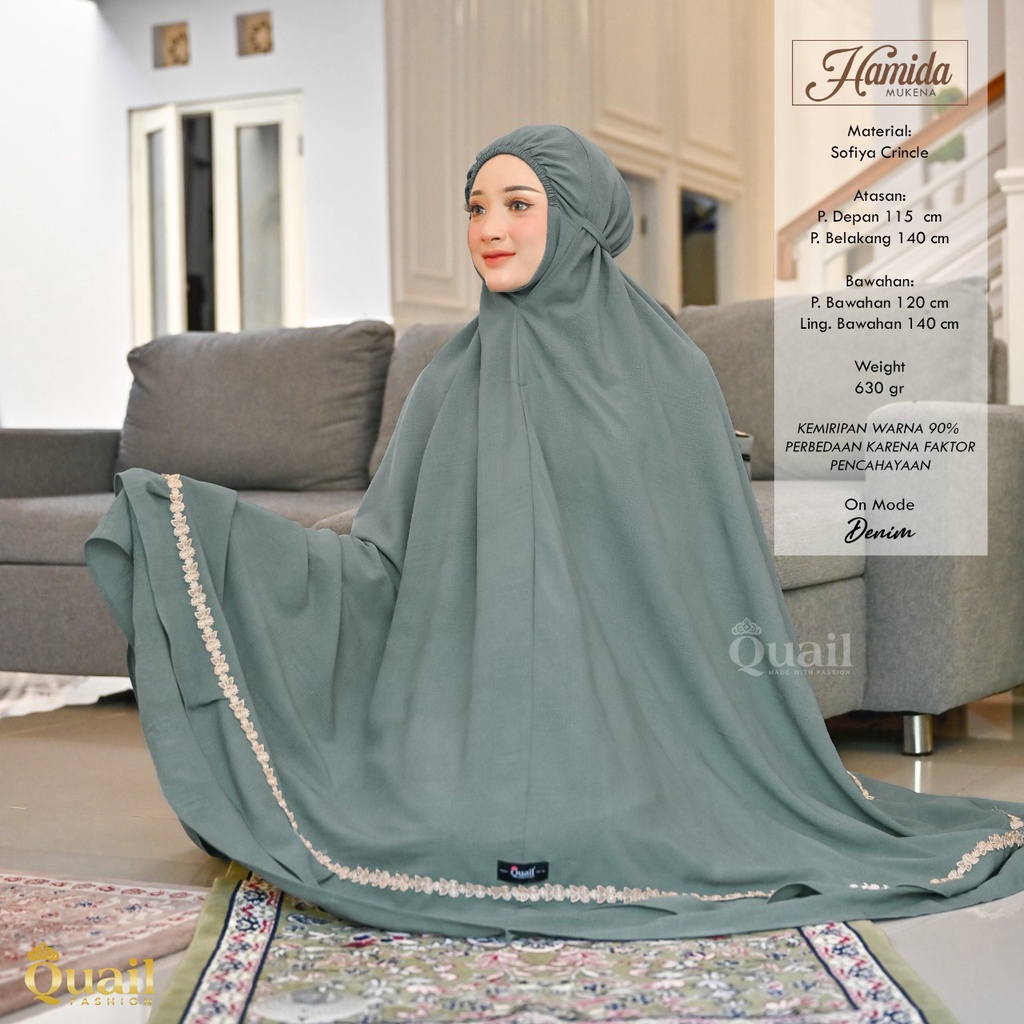 QUAIL HIJAB MUKENA JUMBO HAMIDA