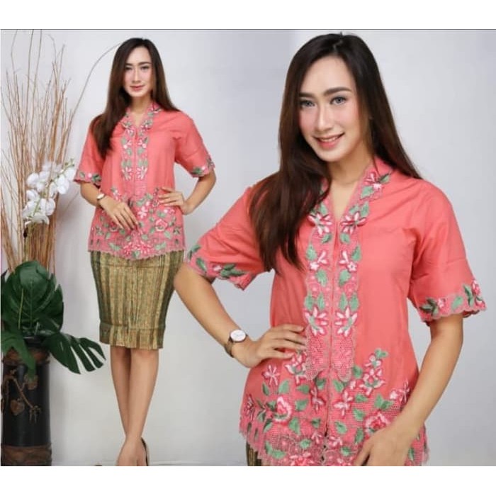 set kebaya encim bunga ternew