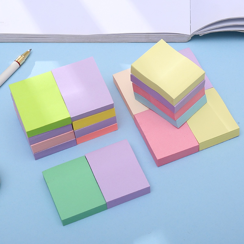 Creativity Sticky Notes Student Notebook Memo Pads Stationery Supply Random Color