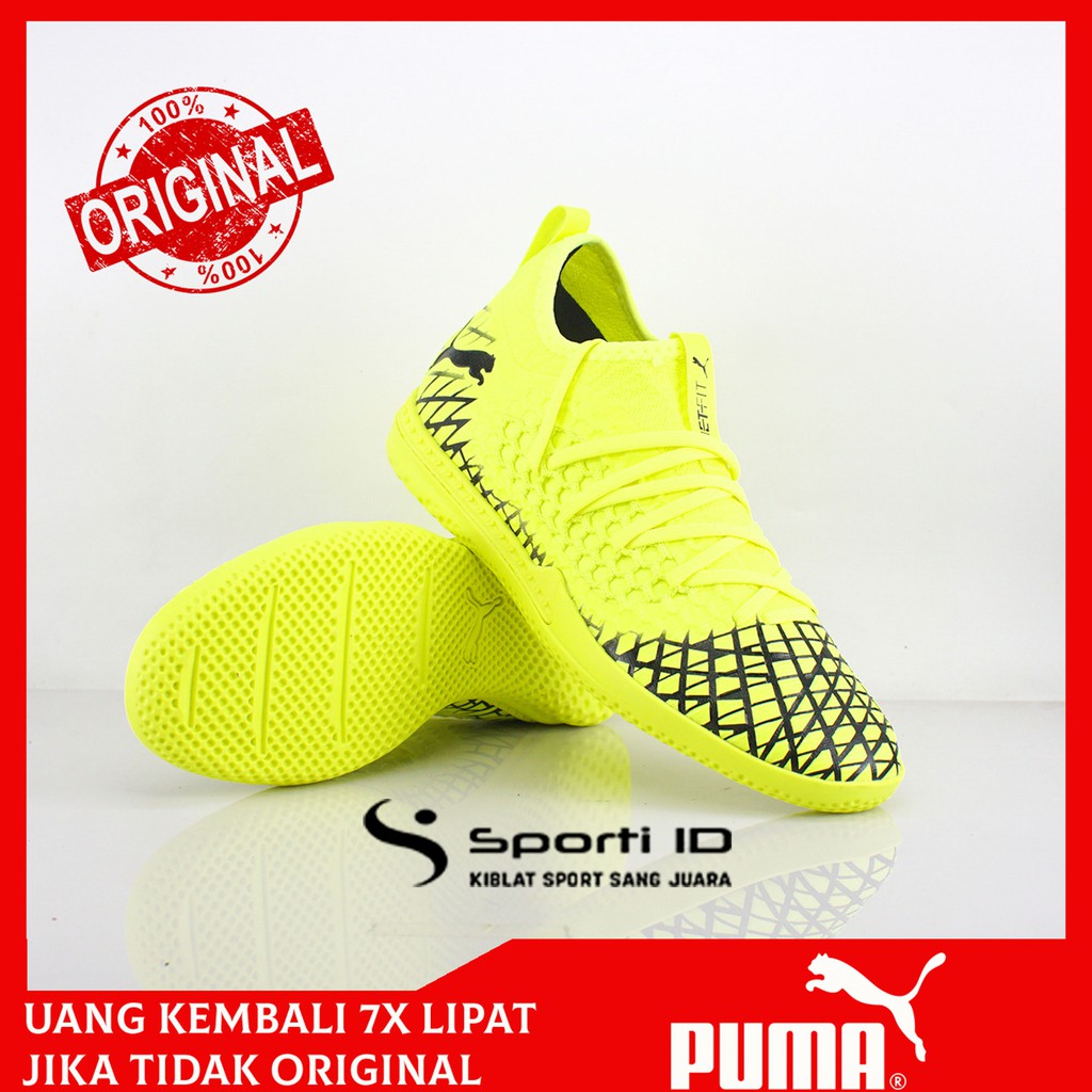 Sepatu Futsal Puma Future 4.3 Netfit  IT - Yellow 105686-03 Original