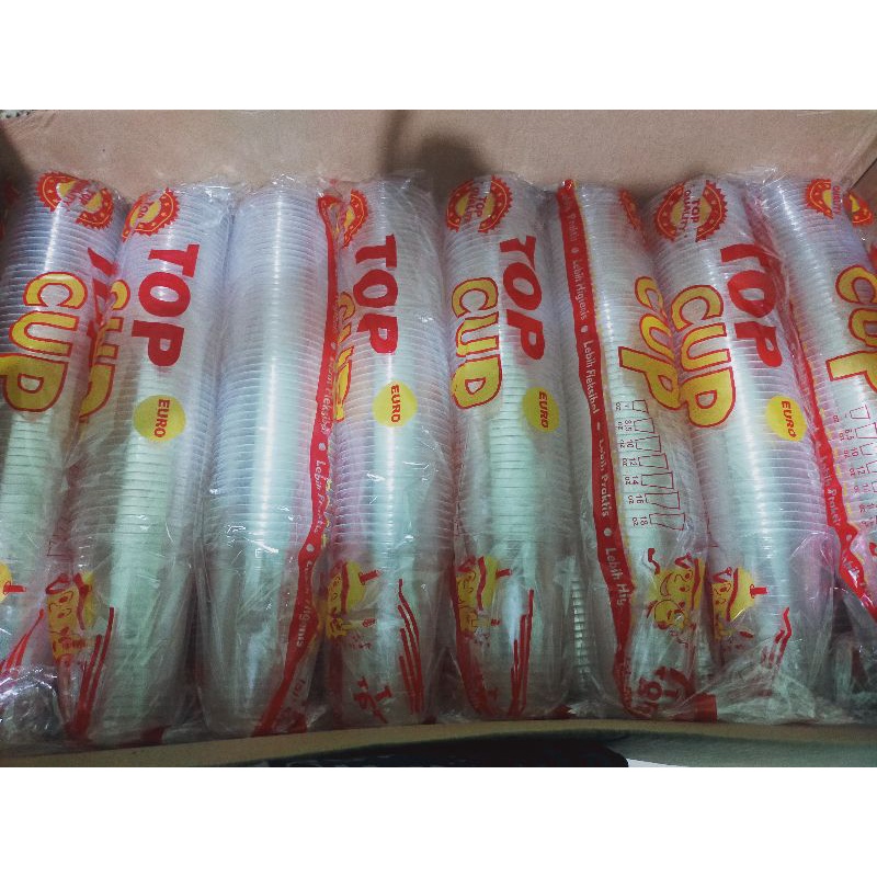 GELAS PLASTIK CUP BENING 16 OZ