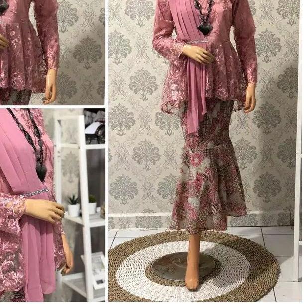♚ SET KEBAYA SELENDANG BLOUSE AMALIA / KEBAYA MODERN / KEBAYA WISUDA / MODEL KEBAYA TERBARU 2021 ❄