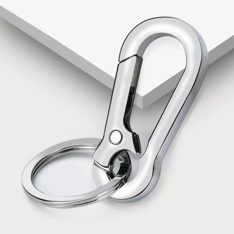 Gantungan Kunci Carabiner Anti Hilang Bahan metal Untuk Outdoor