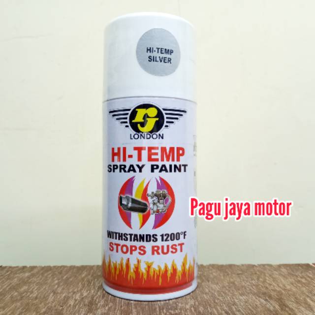 Pilok pilox hi temp warna silver tahan panas 150cc
