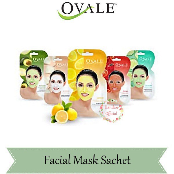 Ovale Facial Mask Masker Wajah 15gr Sachet