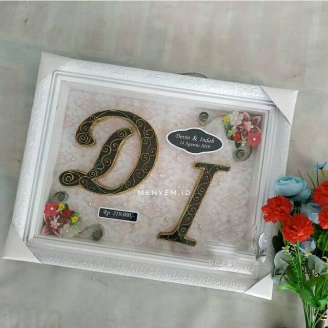 Simbol huruf mahar hanya huruf saja costum huruf nama mahar