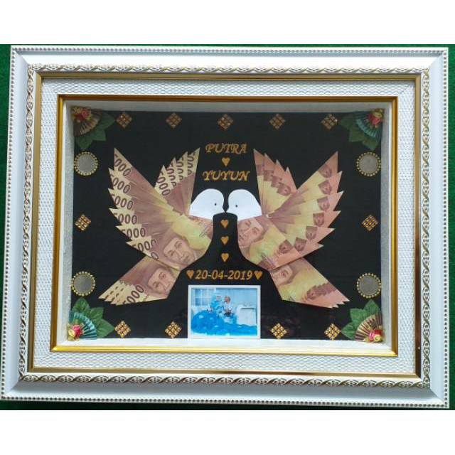 Mahar hias burung merpati