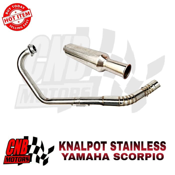 Paket Knalpot Stainless Custom Jap Japstyle Yamaha Scorpio 004
