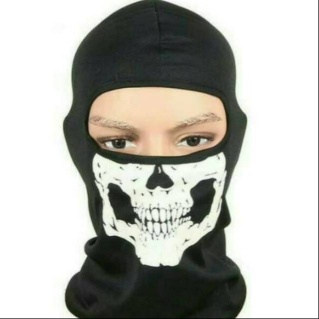 Masker ninja tengkorak/masker motor/balaclava ninja tengkorak