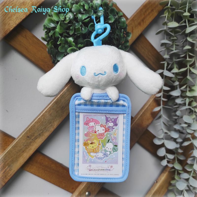Sanrio Furyu Plush Cinnamoroll Photo Holder Gantungan Kunci Keychain