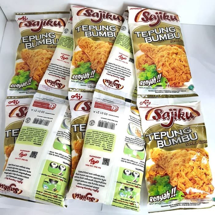 

TERBARU Sajiku Tepung Bumbu Serbaguna 80 Gr (10 Sacet)