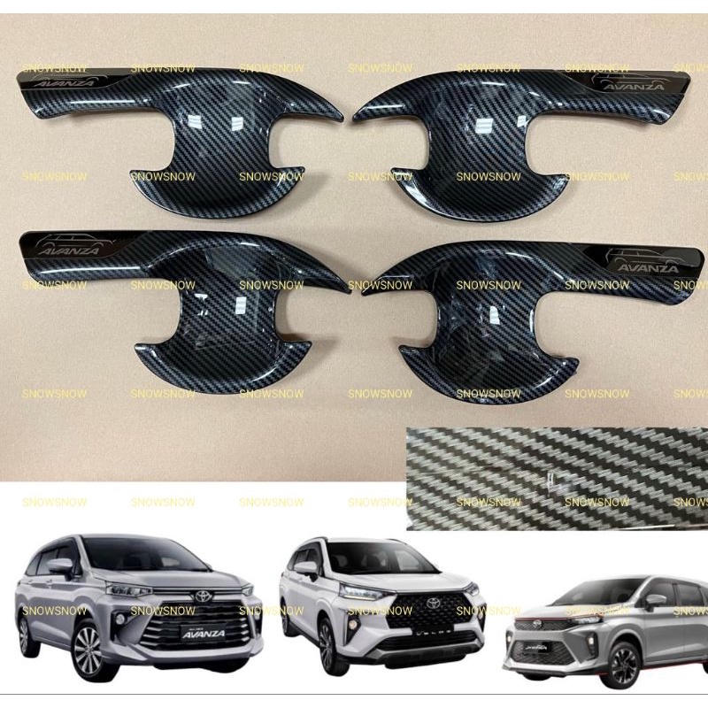 Outer Cover Mangkok Avanza Xenia Veloz 2022 UP GR SPORT Carbon