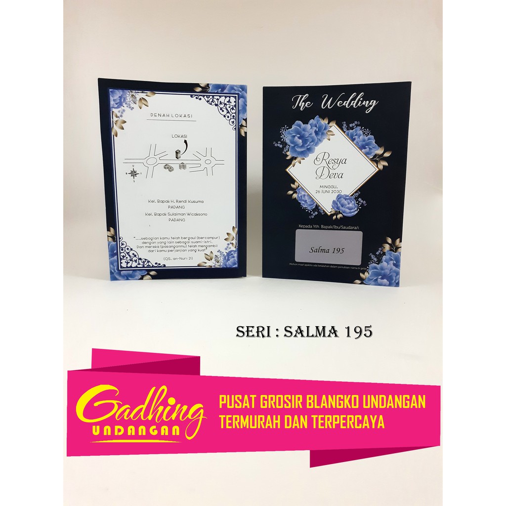 Blangko Undangan SALMA 195 Harga Murah