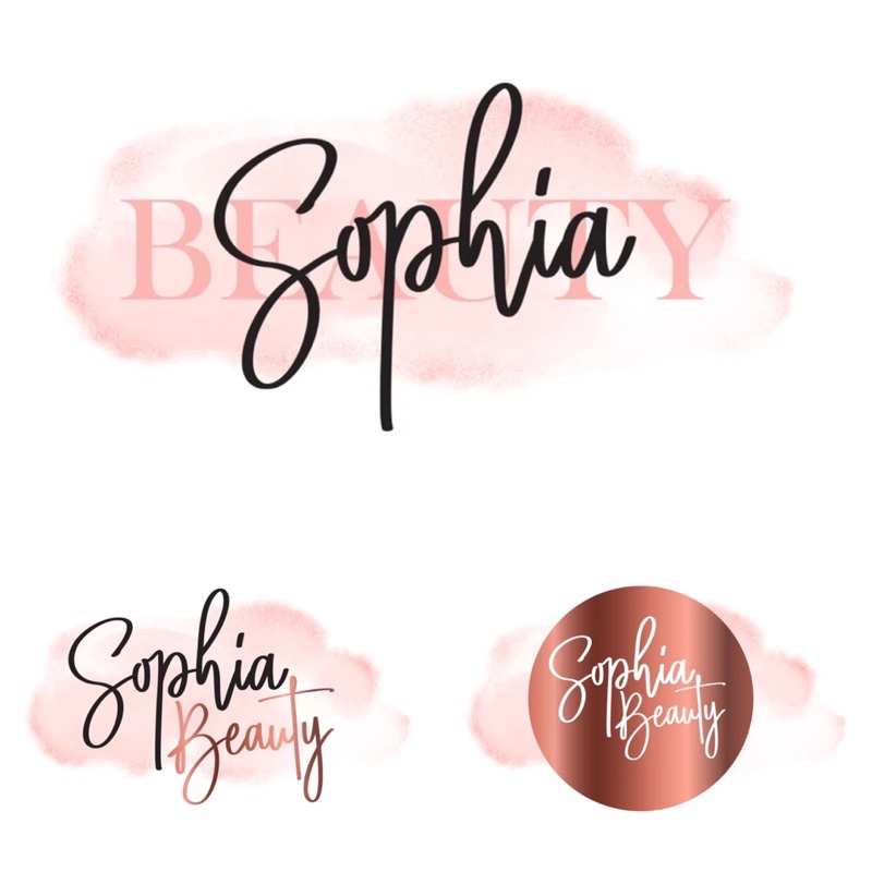 (DRAN SOPHIA) JASA PEMBUATAN DESAIN LOGO OLSHOP BISNIS SIMPLE ELEGANT MEWAH CANTIK AESTHETIC