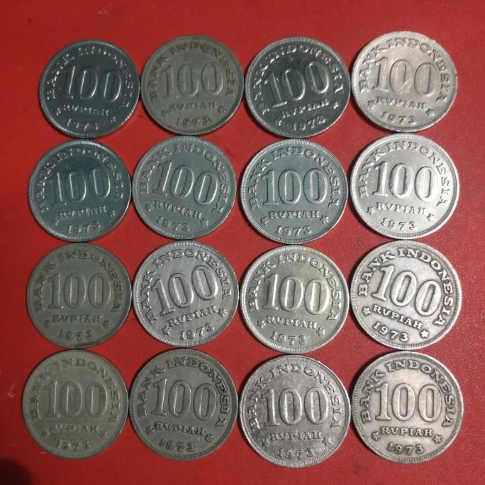 READY STOCK Uang logam koin lama Indonesia Rp 100 tebal 1973 rumah gadang TP2wj KPL197