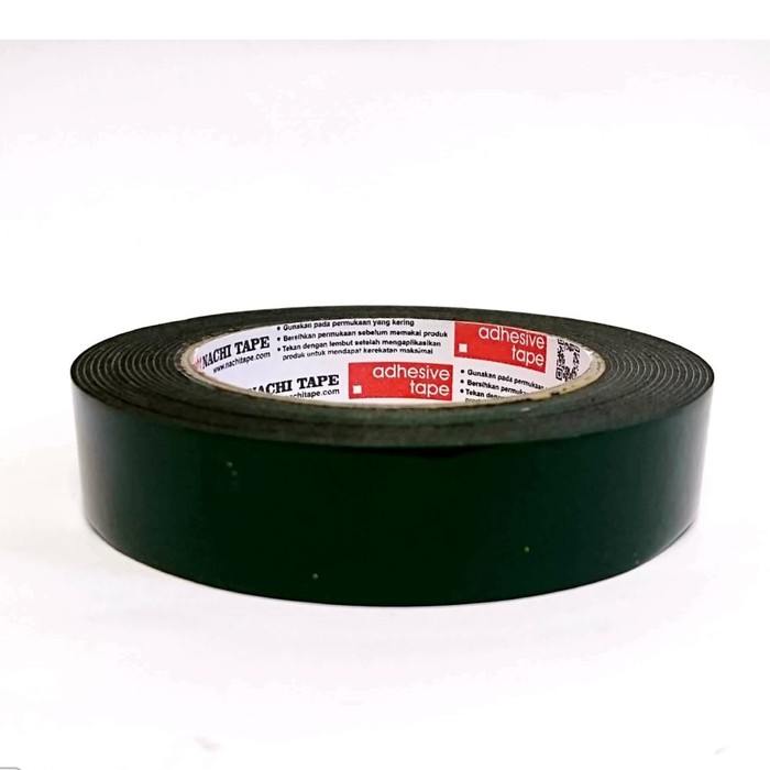 Double Side Foam Tape Busa Spon Nachi 24 mm / 1 Inch x 5 meter Hijau / 24mm