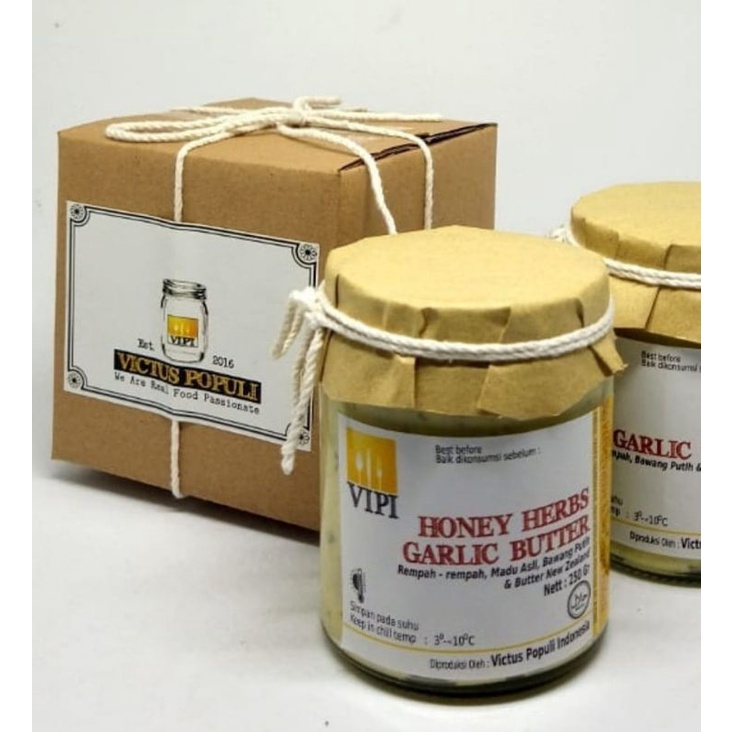 

VIPI HONEY HERBS GARLIC BUTTER NEW ZEALAND@250GRAM