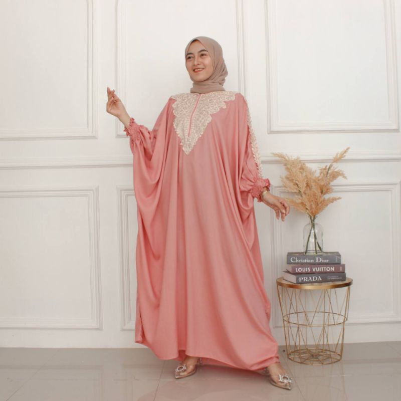 AZZURA KAFTAN | KAFTAN AZURA KAFTAN LEBARAN  KAFTAN RAYON ADEM