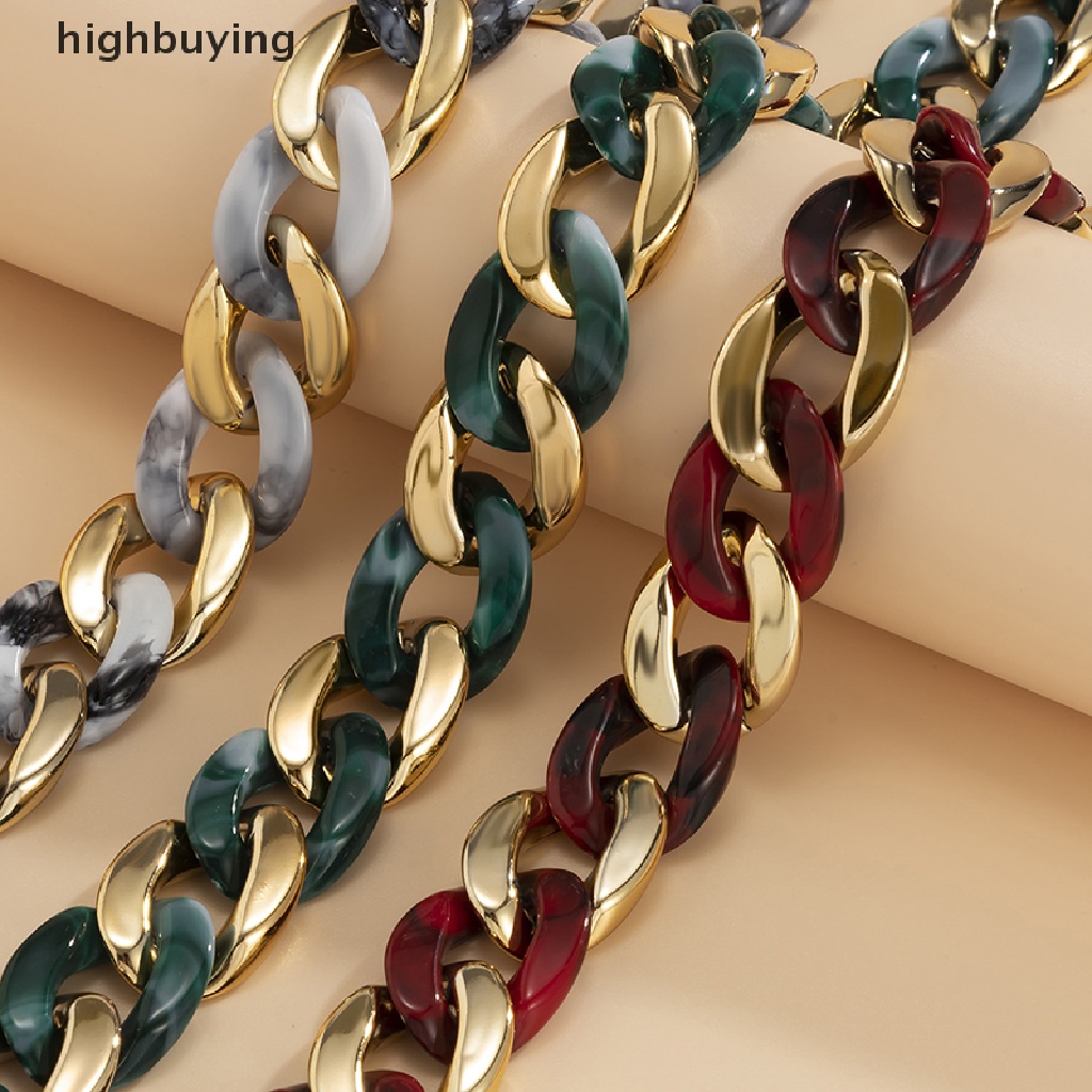 Hbid Kalung Choker Bahan Akrilik Tebal Gaya Gothic Untuk Wanita