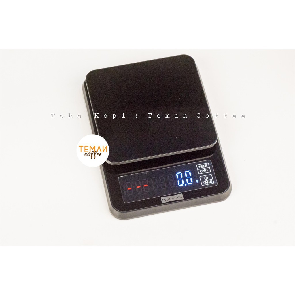 Muranee Timbangan Kopi Digital Timer Keren Coffee Scale with USB KS 890 Timbangan Digital Kekinian