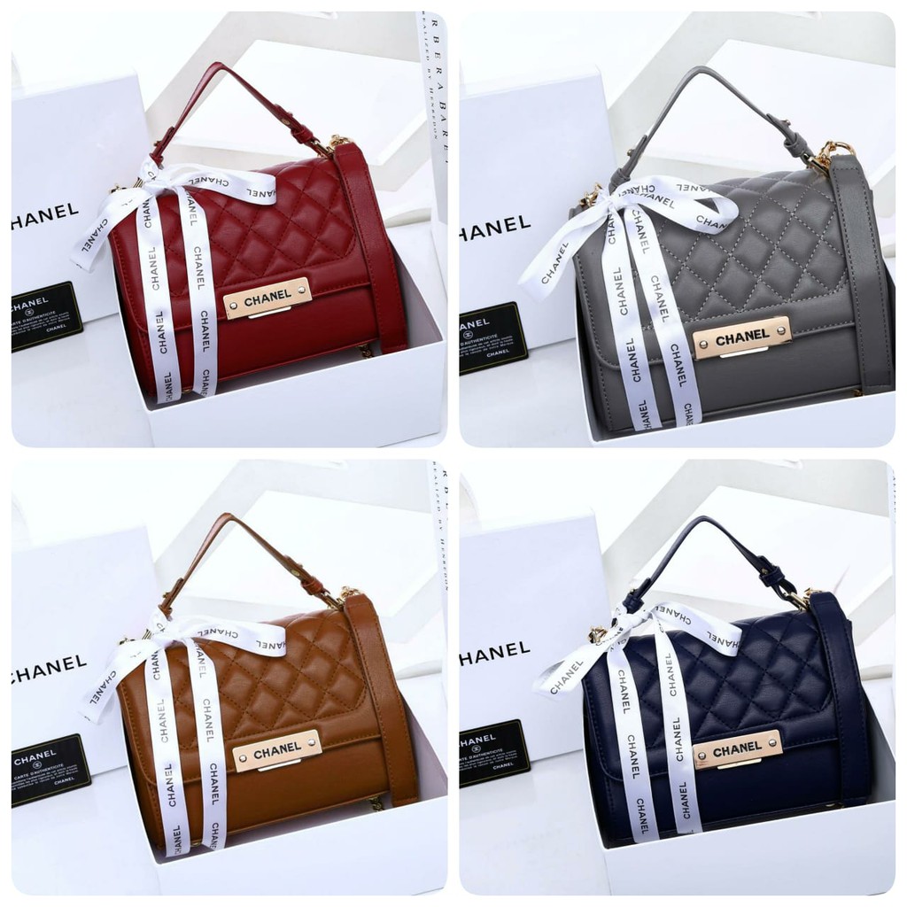 NEW CHANEL BAG 3615 ST ( WITH BOX ) TAS BATAM MURAH TAS IMPORT TAS BRANDED TAS TERMURAH